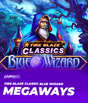 Imagem do jogo Fire Blaze Classics Blue Wizard Megaways