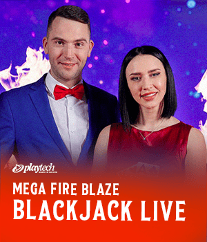 Mega Fire Blaze Blackjack Live