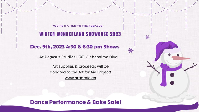 Winter Showcase - Pegasus Studios
