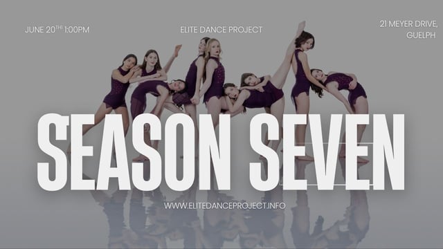 ELITE DANCE PROJECT - Season 7 Recital