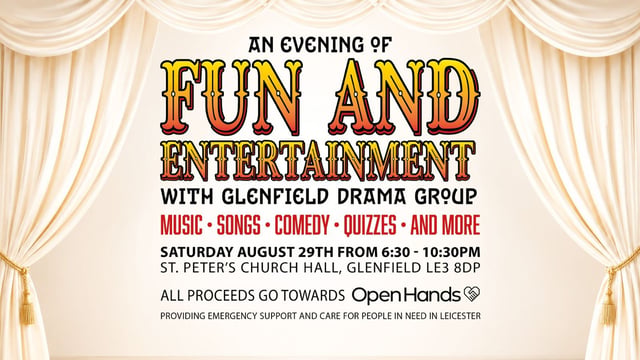 Glenfield Drama Group - GDG Cabaret Charity Night - Saturday 29th August 2026