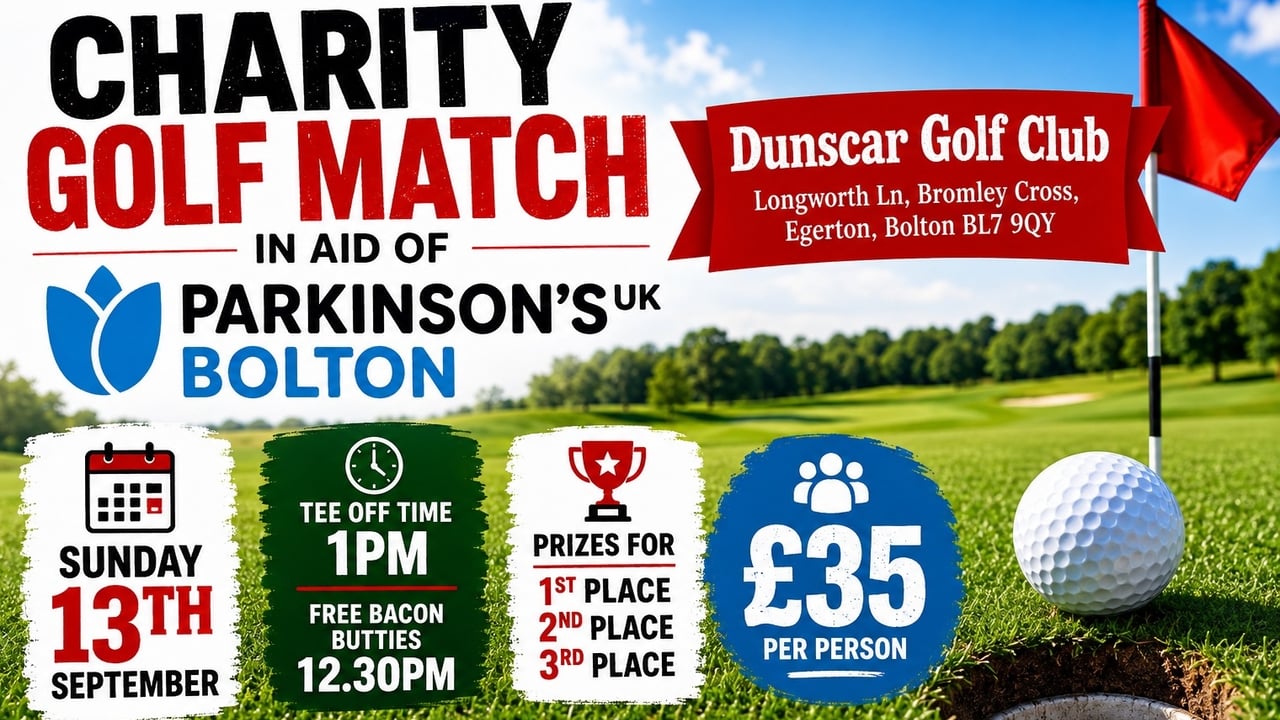 Charity Golf Match in aid of Parkinson's UK Bolton