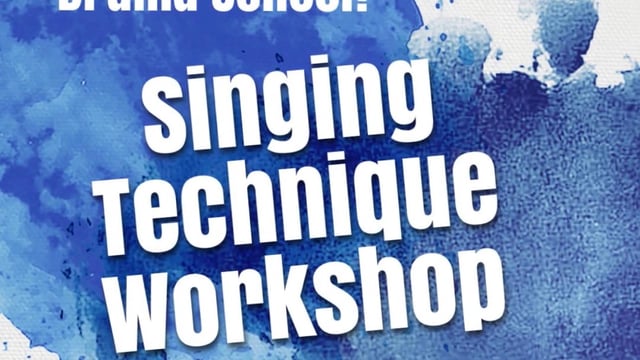 So You Want To Go To Drama School: Singing Technique Workshop (Sunday 15th May 2022 10.00am - 4.00pm) - Studio Three