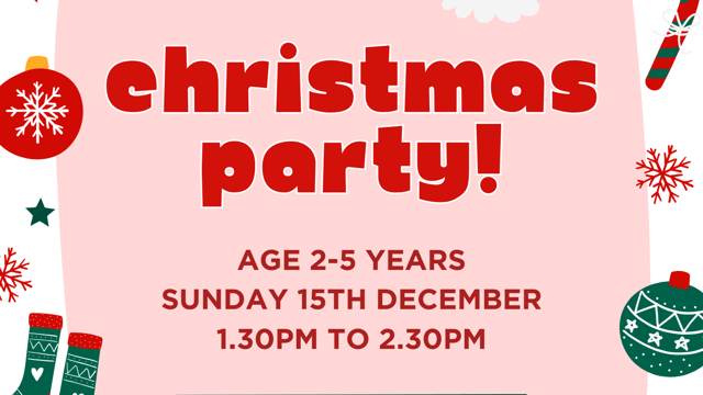 Live Love Perform Christmas Party and Awards Age 2-5 1.30-2.30pm - Live Love Perform
