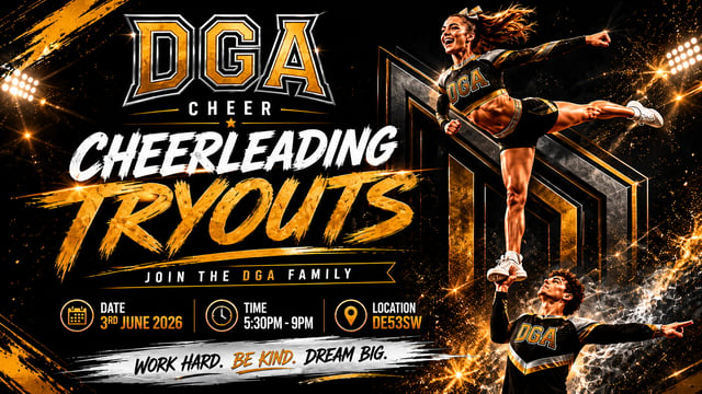 Cheer Team Tryouts - Derbyshire Gymnastics Academy