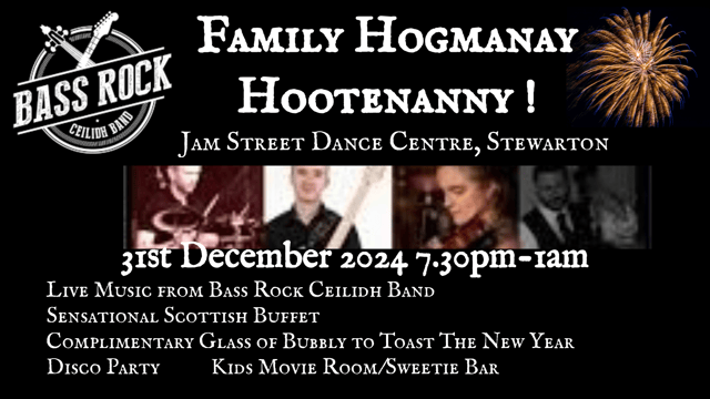 Family Hogmanay Hootenanny - Jammy Events & Functions