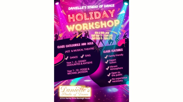 Danielle's Studio of Dance Holiday Workshop - Danielles Studio of Dance