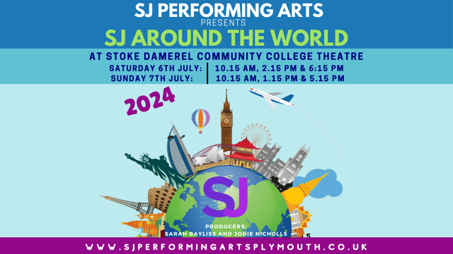 SJ Around The World Summer Show 24 - SJ Performing Arts Plymouth