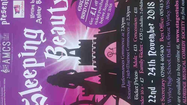 SLEEPING BEAUTY - AMCS - Aldridge Musical Comedy Society