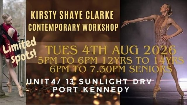 Kirsty Shaye Clarke Contemporary Workshop - Footwork Dance Australia