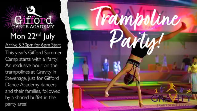 Gifford Dance Trampoline Party - Gifford Dance Academy