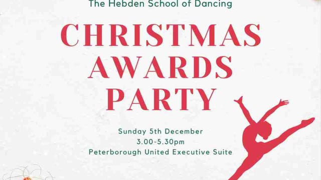 HSD Christmas Awards Party - The Hebden School of Dancing