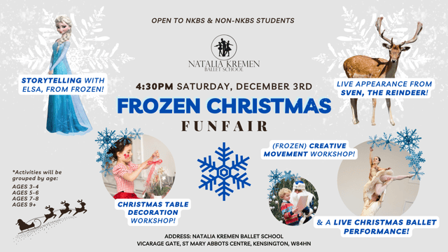 Frozen Christmas Funfair - Natalia Kremen Ballet School