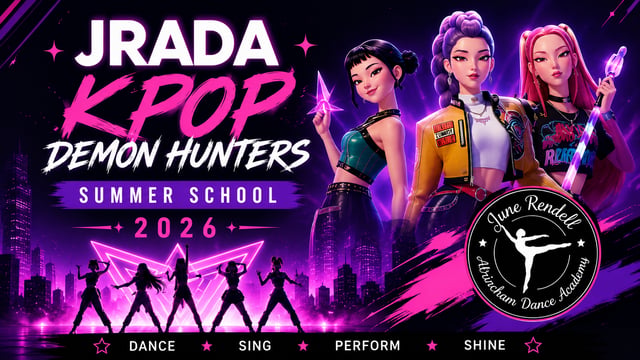 JRADA KPop Demon Hunters Week 1 - June Rendell Altrincham Dance Academy