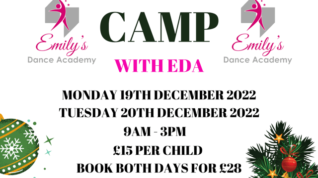 EDA CHRISTMAS CAMP - Emily's Dance Academy
