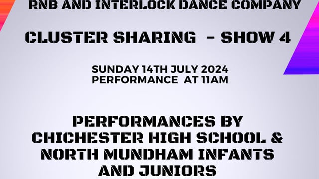 RnB Dance Company - CLUSTER SHOW FOUR - RnB and Interlock Dance company
