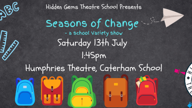 Seasons of Change - SUMMER SHOW 2024 - www.hiddengemsyouththeatre.co.uk