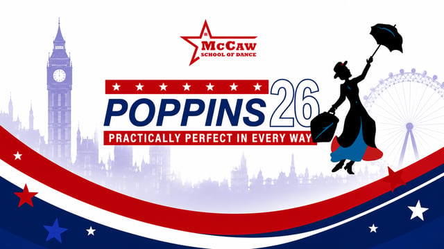 Poppins McCaw of Dance Summer School 2026 - McCaw Theatre Arts