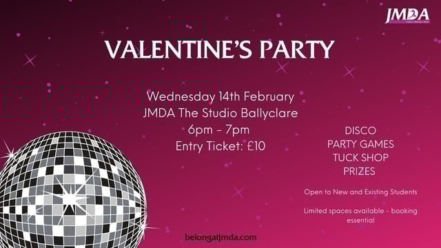 JMDA Valentines Party - JMDA The Studio Ballyclare