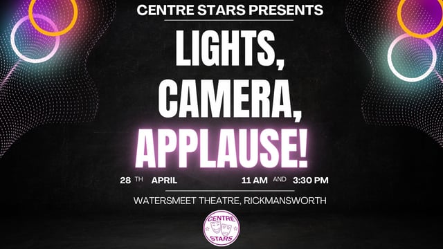 Lights, Camera, Applause! - Centre Stars