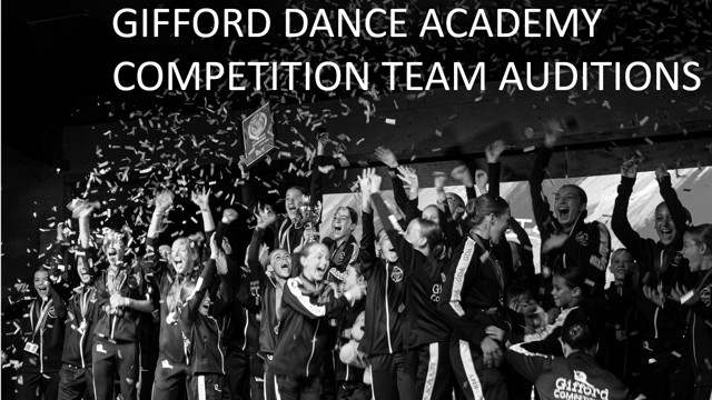 Competition Team Auditions 2026: 10th February - Gifford Dance Academy