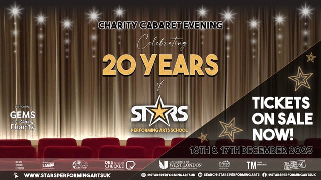 Stars 20th Anniversary Christmas Charity Cabaret - Stars Performing Arts School