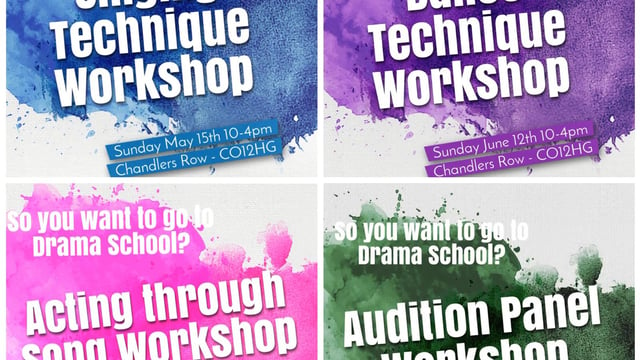 So You Want To Go To Drama School: All Four Workshops (Block Booking) - Studio Three