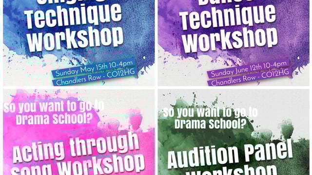 So You Want To Go To Drama School: All Four Workshops (Block Booking) - Studio Three