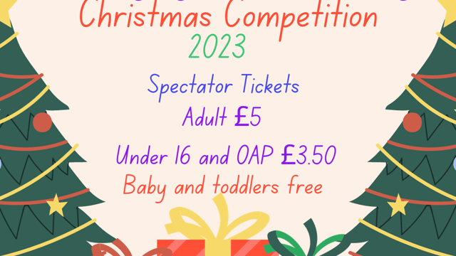 Christmas Competition Spectator tickets - DGA supplies and Events
