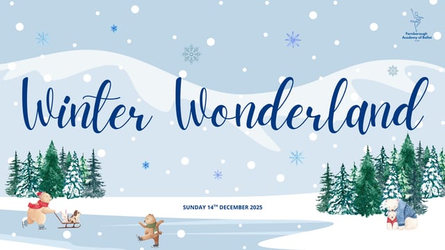 Winter Wonderland ❄️ - Farnborough Academy of Ballet