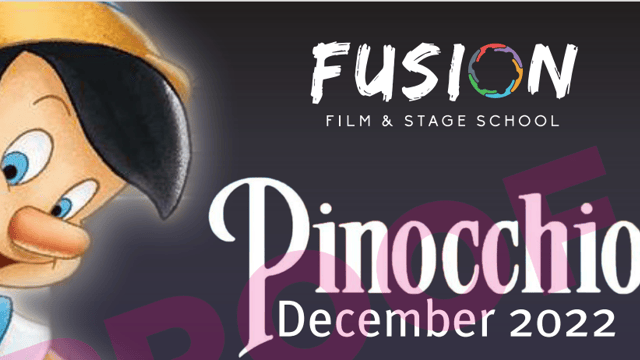 Pinocchio 2022 - Fusion Film and Stage School