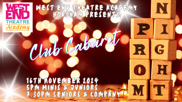 Club Cabaret Horsham - Seniors & Company - West End Theatre Events Ltd.