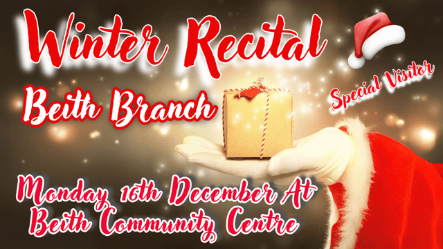 Beith Winter Recital - Jammy Events & Functions