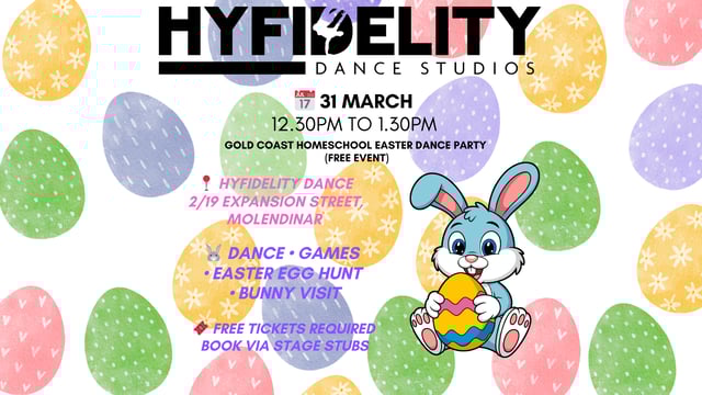 Gold Coast Homeschool Easter Dance Party (Free Event) - Hy-Fidelity Dance