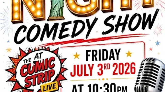 FRIDAY JULY 3RD 2026 LATE NIGHT COMEDY STAND UP SHOW NYC - lower deck productions