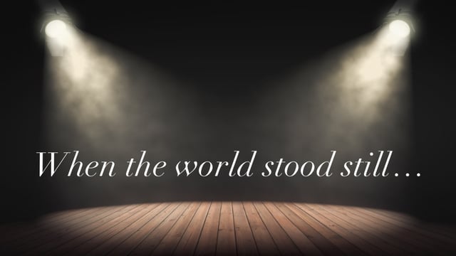 When the world stood still... - Novelli Stage School 