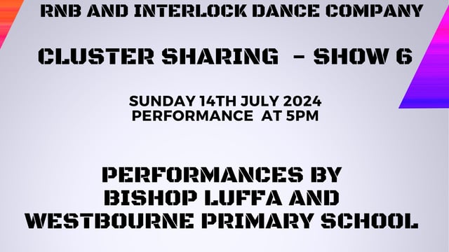 RnB Dance Company - CLUSTER SHOW SIX  - RnB and Interlock Dance company