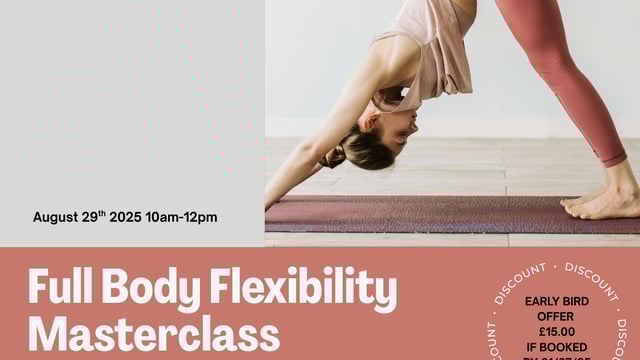 Flexibility Masterclass ages 12-16+ - Dance 10