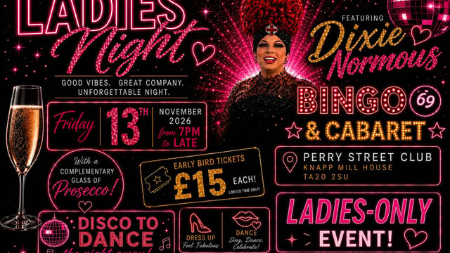 Perry Street Social Club - 💜Ladies Night with Dixie Normous 💜
