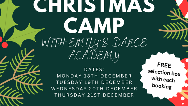 EDA CHRISTMAS CAMP 2023 - Emily's Dance Academy