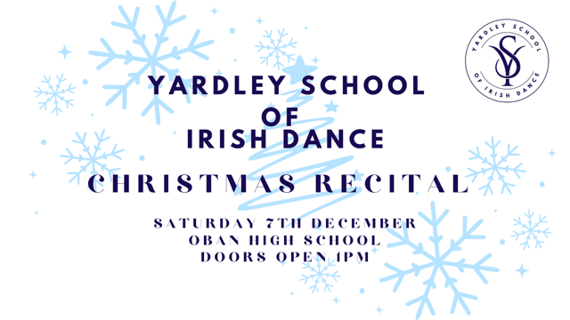 Yardley School of Irish Dance Christmas Recital 2024 - Yardley School of Irish Dance