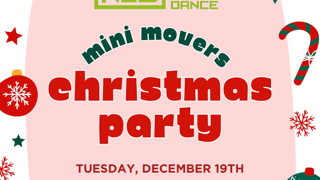 Mini Movers Christmas Party at NLD!  - Next Level Dance