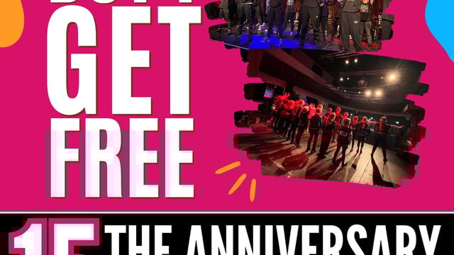 BOGOF- 15 show tickets  - THE PERFORMANCE ACADEMY