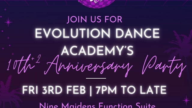 Evolution Dance Academy Anniversary Party - Evolution Dance Academy