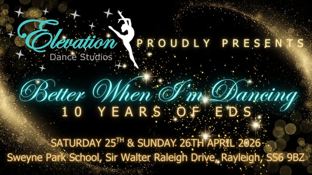 Elevation Dance Studios - Better When I'm Dancing - 10 Years Of EDS