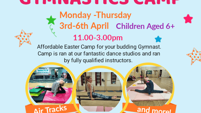 Gymnastics Easter Camp -Tipp Town - The Dancer's Academy of Performing Arts 