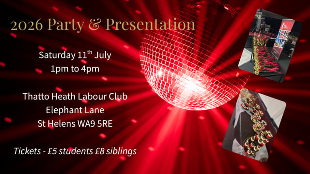 End of Year Party & Presentation 2026 - The Stage Factory