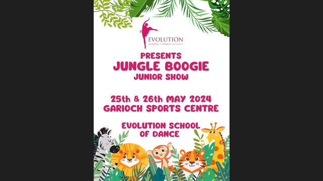 Evolution Dance School - Junior Show - Jungle Boogie
