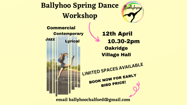 Ballyhoo Spring Dance workshop - Ballyhoo Dance and Theatre School