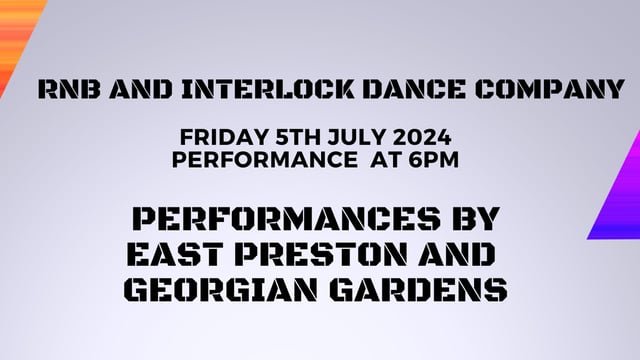 Interlock Dance Company - East Preston and Georgian Gardens  - Interlock dance company